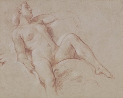 Female Nude on a Dolphin by François Boucher